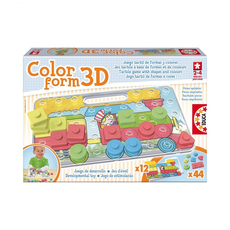 Educa Szín és forma rakó 3D puzzle