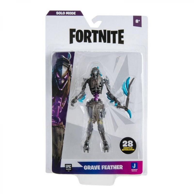 Fortnite akció figura 10 cm - Solo Mode Grave Feather 2 darabos szett