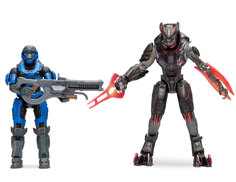 Halo Infinite akció figura csomag 10 cm - Spartan MK V vs. Jega 'Rdomnai