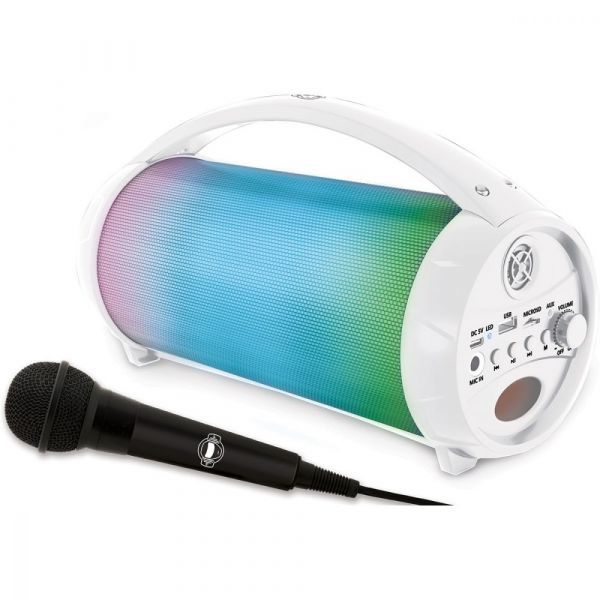 Lexibook Szivárványos, világító, bluetooth hangszóró mikrofonnal