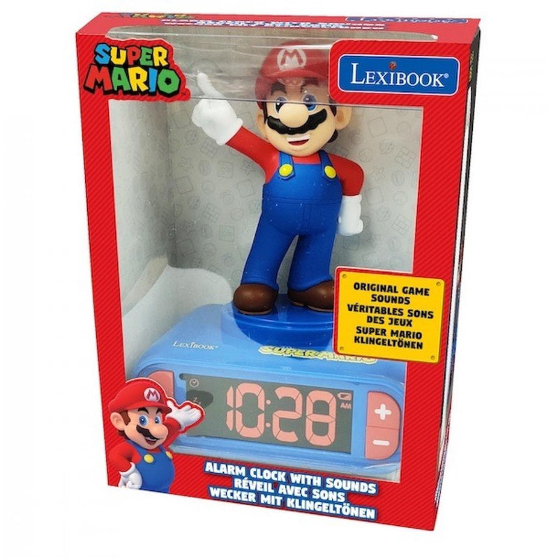 Ébresztő óra éjszakai fénnyel és hanggal MARIO