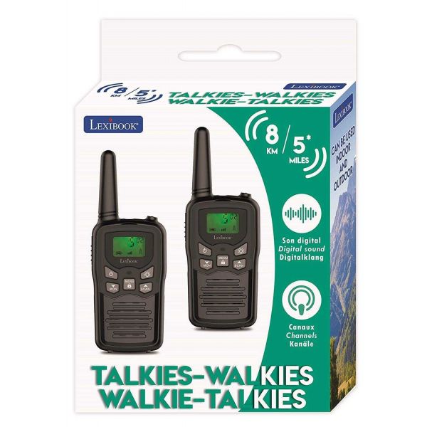 Lexibook Digitális  Walkie Talkie 8 km-es hatótávval, 8 csatorna