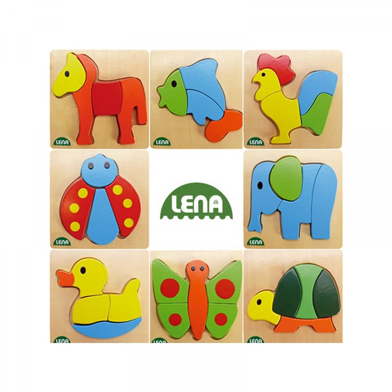 Lena Állatos fa puzzle