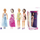 Divatos babák 4 az 1-ben többféle színben