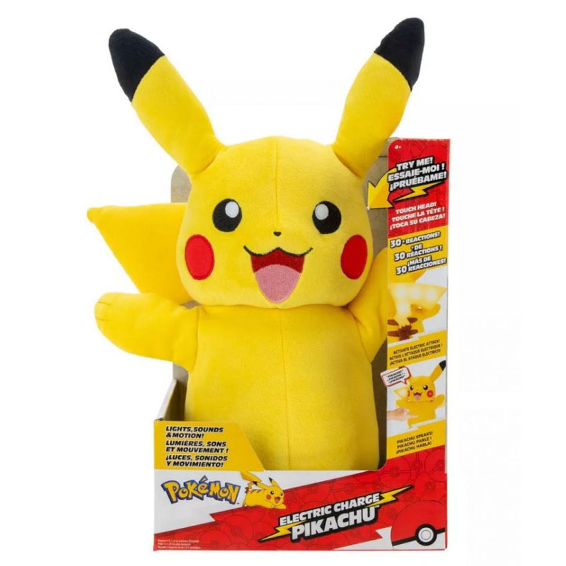 Pokémon interaktív Pikachu plüss 25 cm