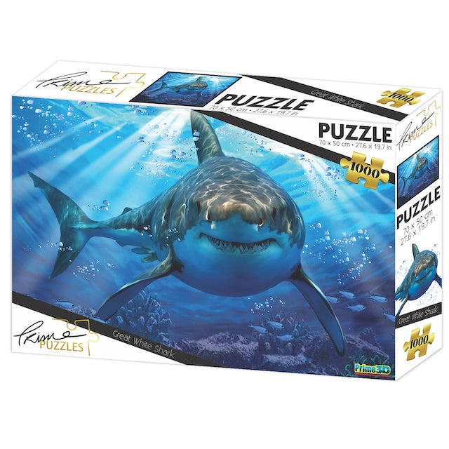 Nagy fehér cápa puzzle, 1000 darabos