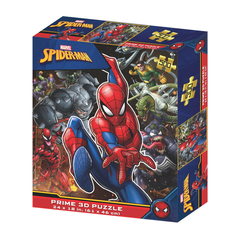 Marvel Spiderman - Pókember 3D puzzle, 500 darabos
