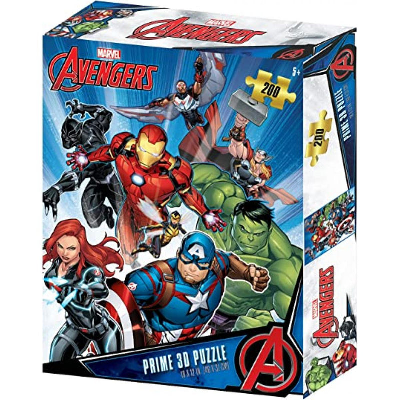 Marvel Avengers - Bosszúállók 3D puzzle, 200 darabos