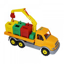 Játék szelektív kukásautó 47cm