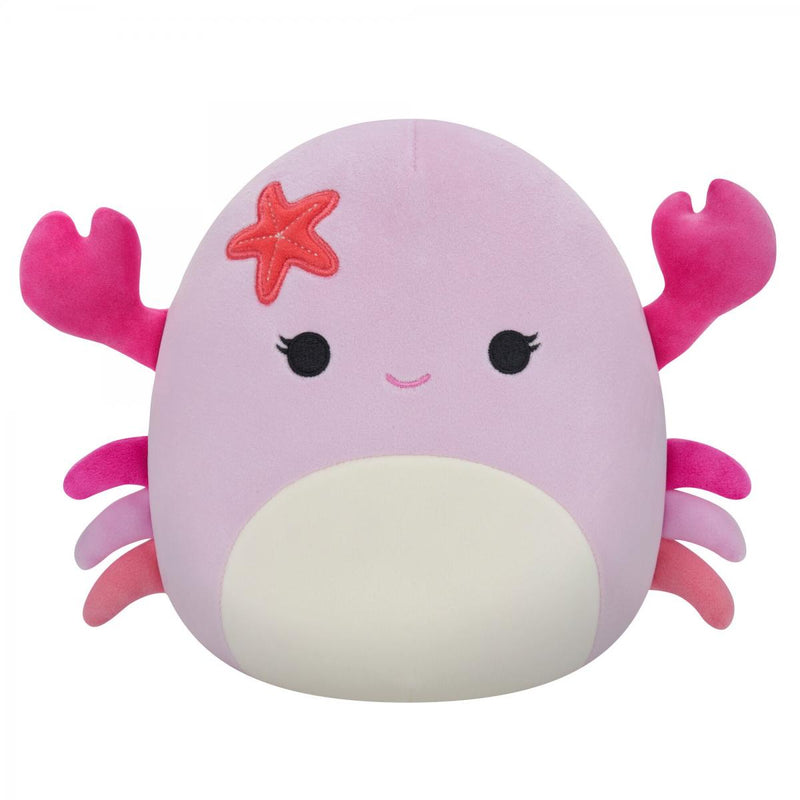 Squishmallows 20 cm - Cailey a rózsaszín rák tengeri csillaggal