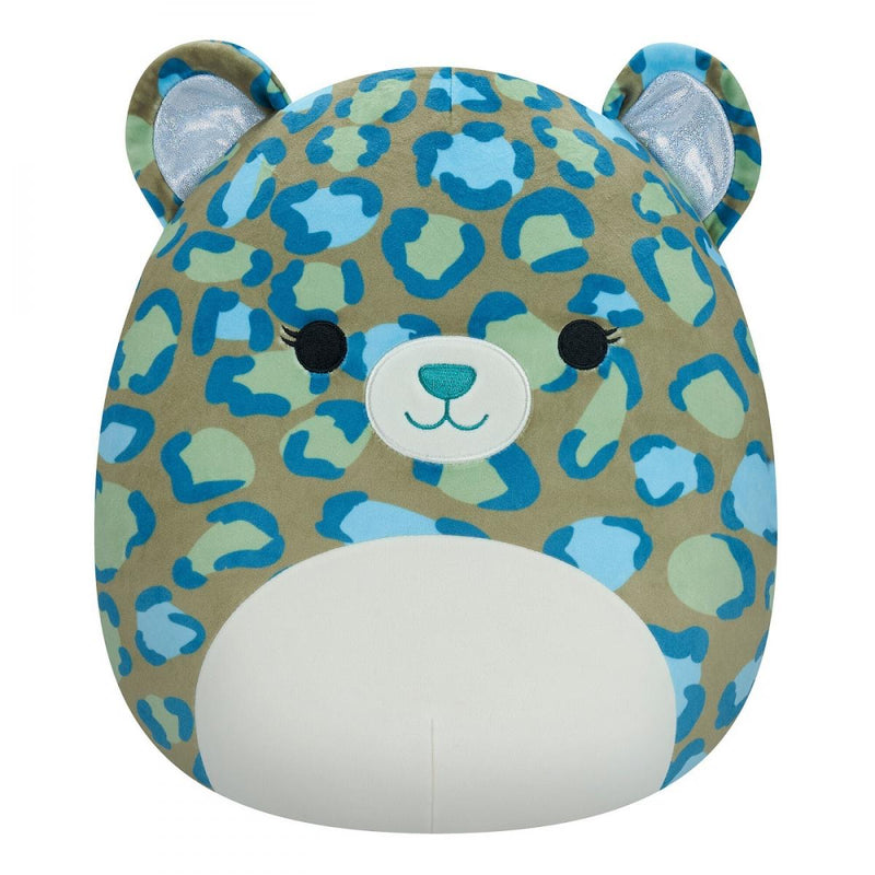 Squishmallows 30 cm - Enos a sötétzöld leopárd