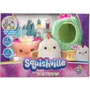 Squishville mini plüss játékkészlet - Kis virágosüzlet készlet