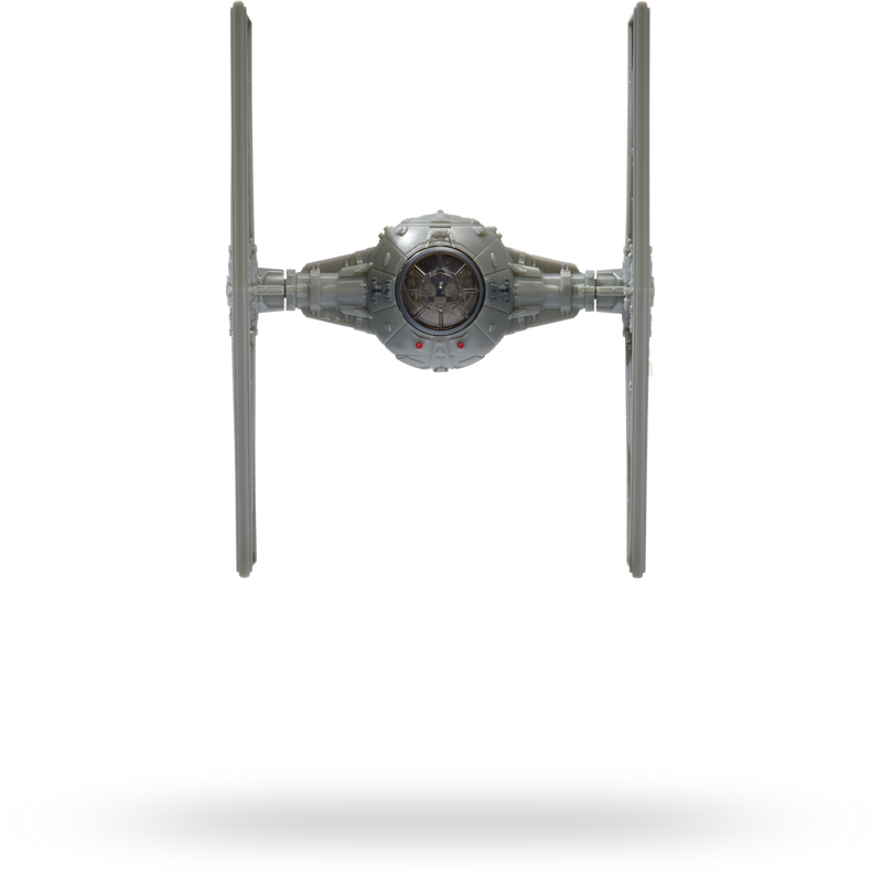 Star Wars - Csillagok háborúja Micro Galaxy Squadron 8 cm-es jármű figurával - TIE Fighter (szürke) + TIE Fighter pilóta