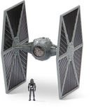 Star Wars - Csillagok háborúja Micro Galaxy Squadron 8 cm-es járm? figurával - TIE Fighter (szürke) + TIE Fighter pilóta