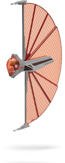 Star Wars - Csillagok háborúja Micro Galaxy Squadron 8 cm-es járm? figurával - Ginivex-osztályú vadászgép (Ginivex-Class Starfighter) + Asajj Ventress