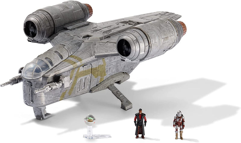 Star Wars - Csillagok háborúja Micro Galaxy Squadron 20 cm-es jármű figurával - Razor Crest csatahajó