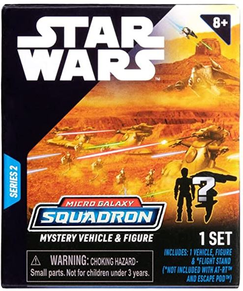 Star Wars - Csillagok háborúja Micro Galaxy Squadron meglepetés jármű figurával 5 cm - Series 2
