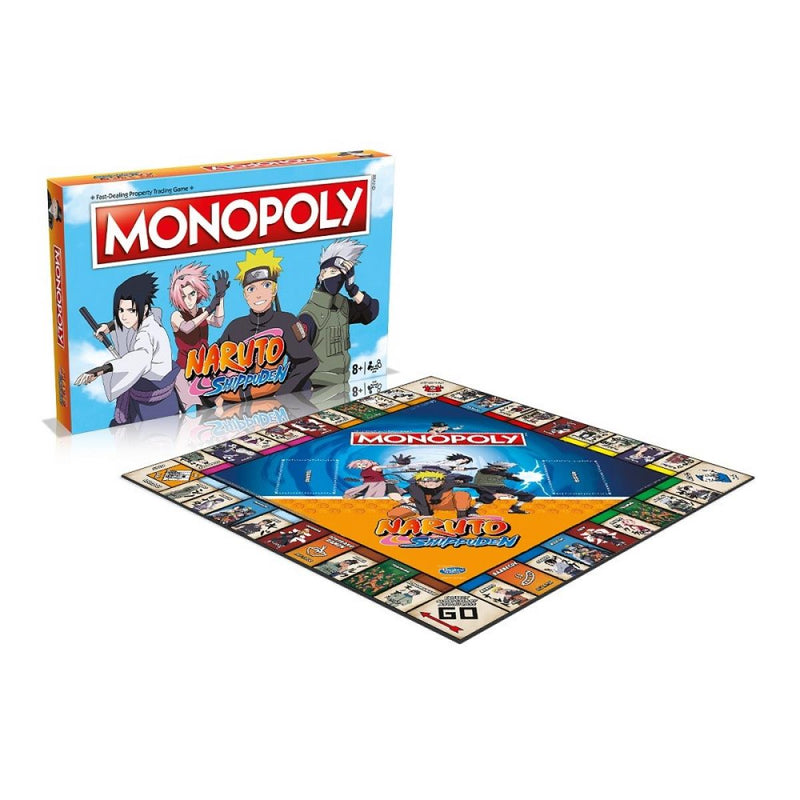 MONOPOLY Naruto társasjáték angol nyelv?