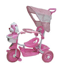Kutyás fedeles tricikli, rózsaszín