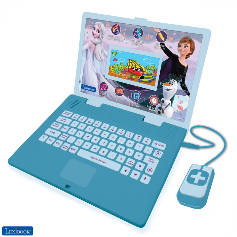 Magyar/Angol nyelvű oktató laptop Jégvarázs - 130 tevékenységgel színes képpel