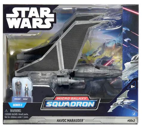 Star Wars - Csillagok háborúja Micro Galaxy Squadron 20 cm-es jármű figurával - Havoc Marauder