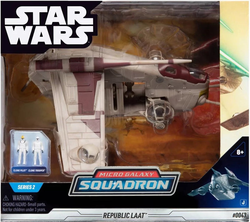 Star Wars - Csillagok háborúja Micro Galaxy Squadron 20 cm-es jármű figurával - Low Altitude Assault Transport